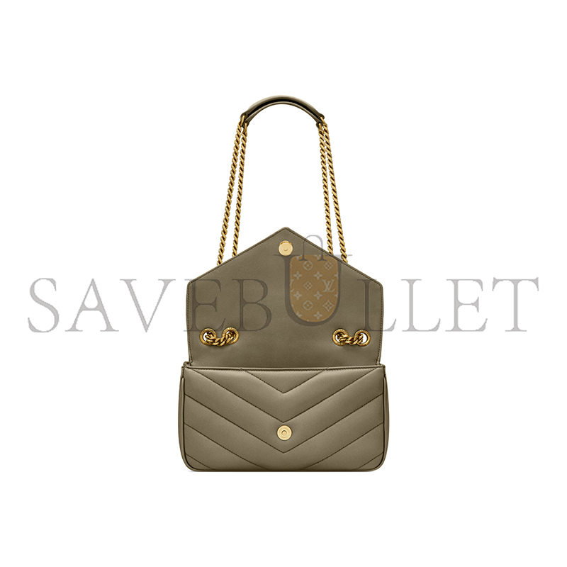 YSL LOULOU SMALL IN MATELASSÉ LAMBSKIN 801437AAEAX3775 (24*14*6cm)